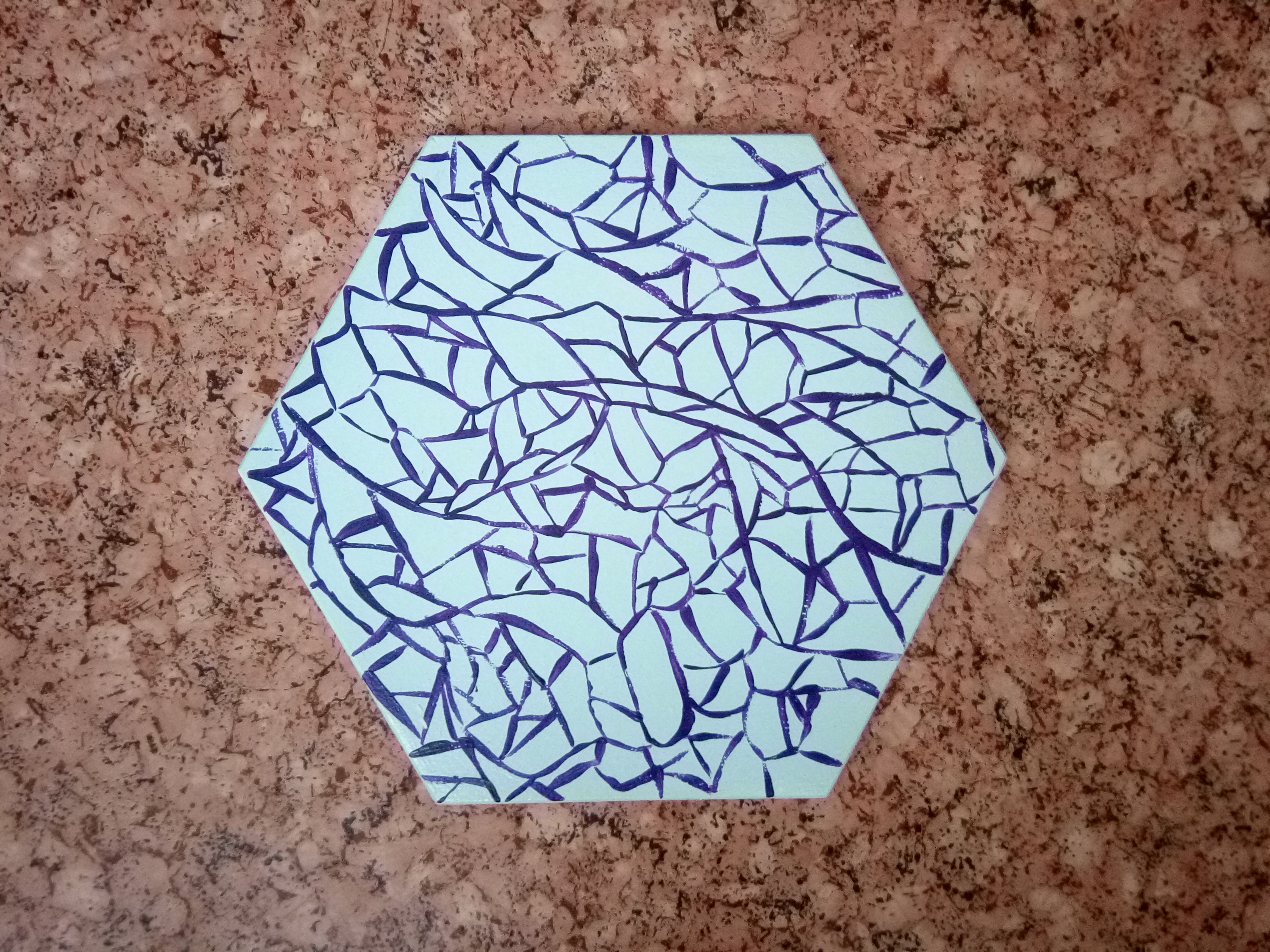 Плитка-шестигранник с узорами